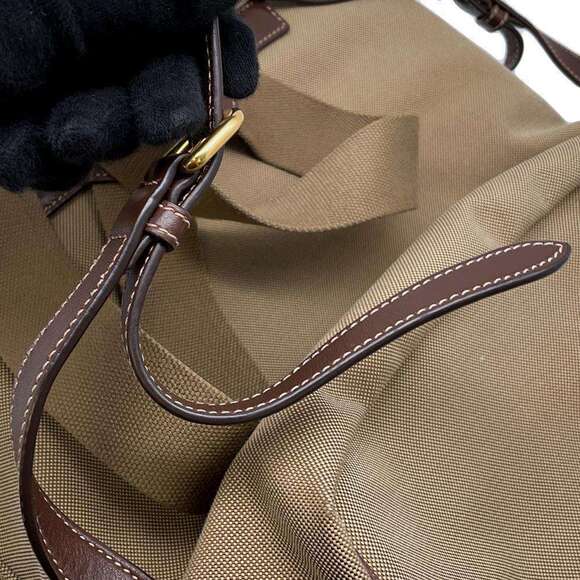 PRADA Logo Canvas Backpack Bag - Picture 11 of 11